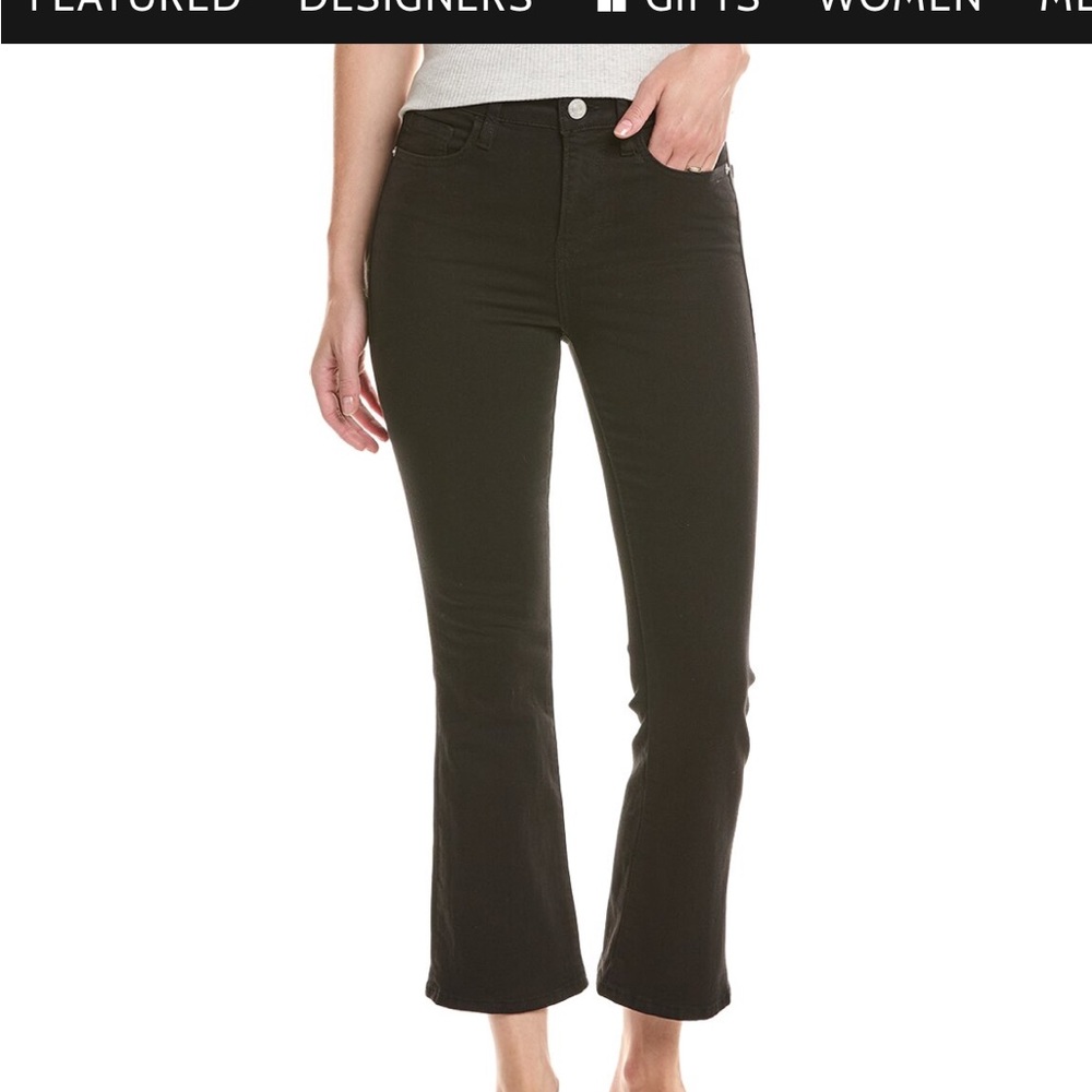 Frame Le Crop Mini Boot in Noir